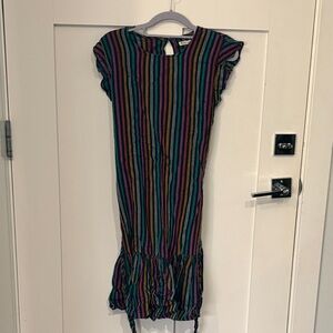 Marine Layer Multicolor Striped Kids Dress